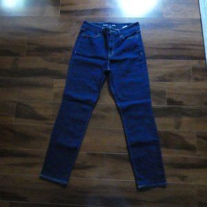 Old Navy high rise jeans straight dark wash size 10 regular length